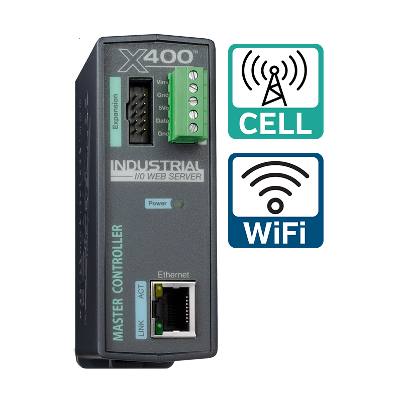 Industrial I/O web server